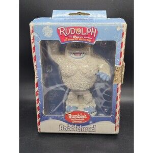 Toy-Site Bumble Bobblehead 2001 Rudolph the Red-Nosed Reindeer In Damaged Box